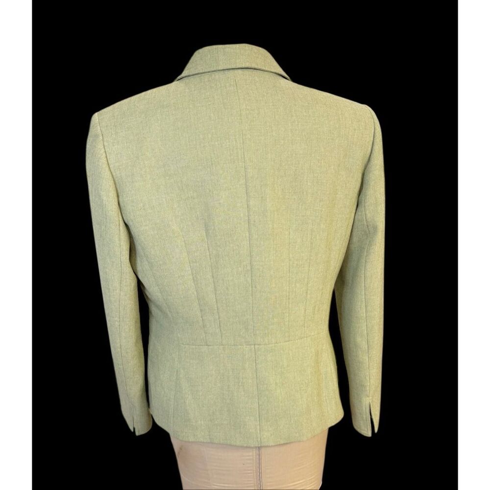 Le Suit Vintage Textured Blazer 2-Button Front Structured Sz. 12 Career Academia - Picture 6 of 14